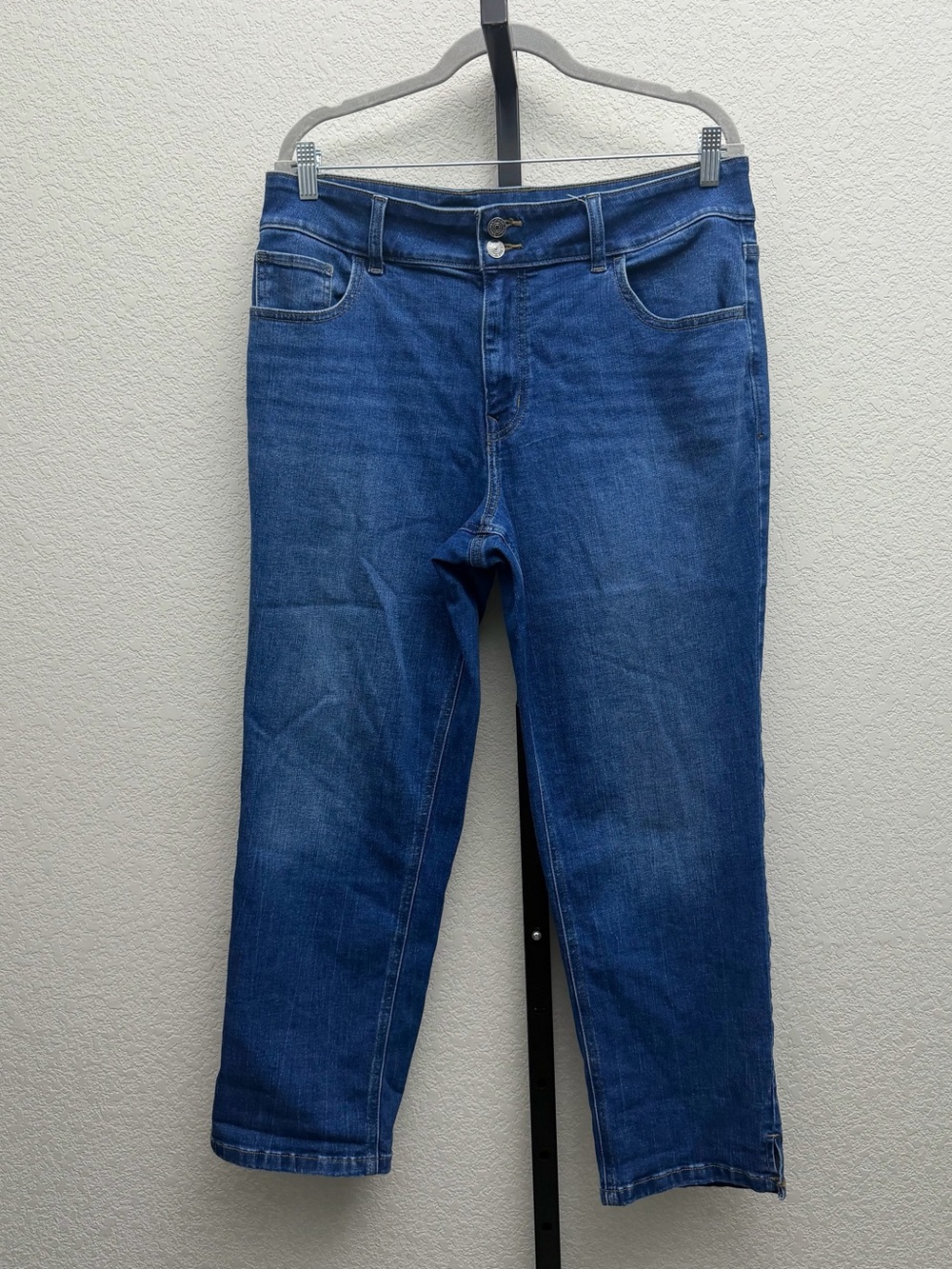 Maurices M Jeans Women’s Regular Curvy High Rise Slim Straight Ankle Jeans